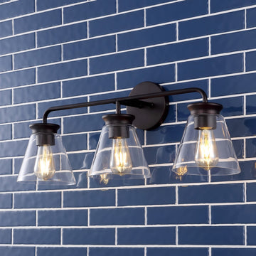 Kondo Modern Farmhouse Iron LED Vanity - JONATHAN Y